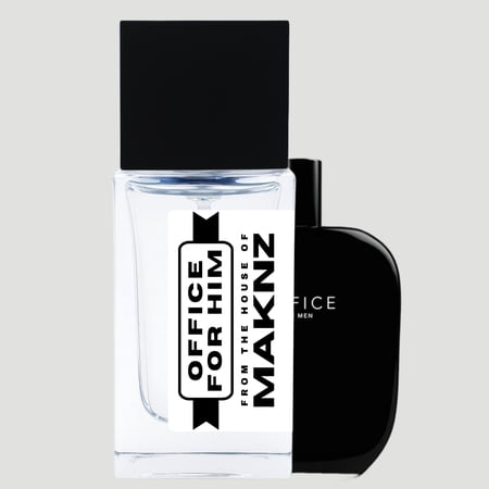 MAKNZ Office For Him Eau de Parfum, Inspired by Office For Men, Cologne for Men, 1.7 oz / 50ml – Amber, Musky, Citrus, Woody, Floral, Powdery, Fresh Spicy Scent
