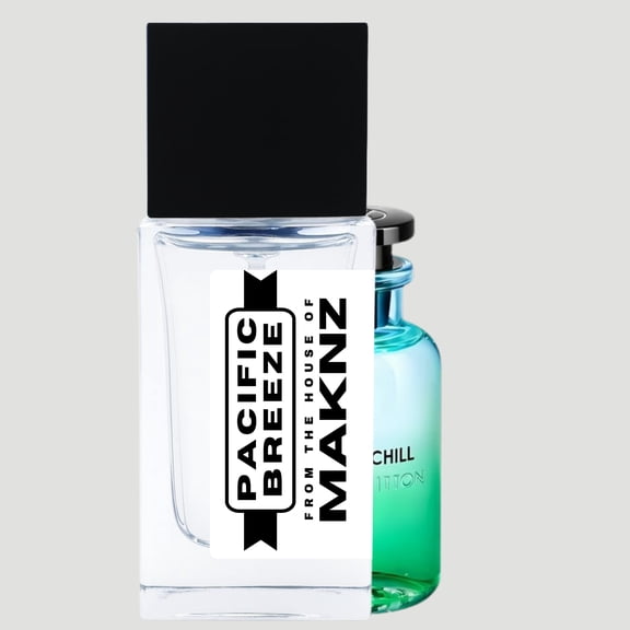 MAKNZ Pacific Breeze Eau de Parfum, Inspired by Louis Vuitton's Pacific Chill, Unisex Fragrance, 1.7 oz / 50ml Citrus, Aromatic, Fruity, Fresh Spicy, Green, Sweet, Powdery Scent