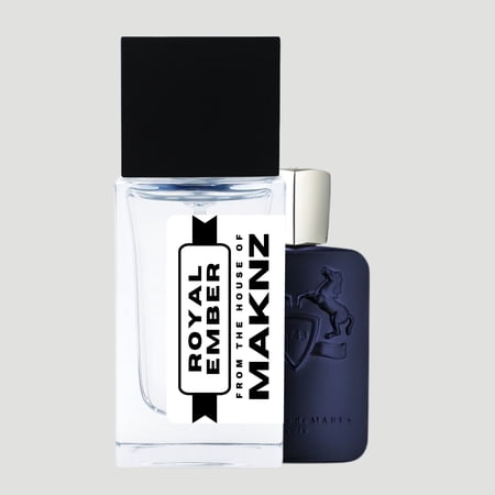MAKNZ Royal Ember Eau de Parfum, Inspired by Layton, Unisex Cologne, 1.7 oz / 50ml – Spicy, Woody, Vanilla, Aromatic, Fruity, Powdery, Lavender, Citrus