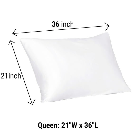 MAKROTEKS TEXTILE LLC Hotel Collection White Soft Sateen Turkish Cotton Pillowcases Set of 4 21 x 36 inches Egyptian Cotton