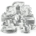 thumbnail image 1 of MALACASA, Series Elvira, 60-Piece Porcelain Dinnerware Set, Marble Grey Dinner Set, Service for 12, 1 of 7