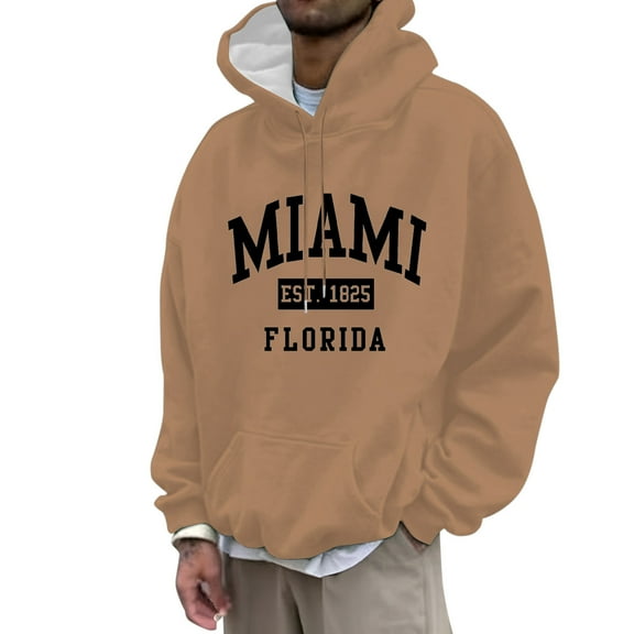 MALE Fashion Casual Part 3D Print Long Sleeve Drawstring Hooded Sweater Tops