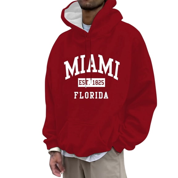 MALE Fashion Casual Part 3D Print Long Sleeve Drawstring Hooded Sweater Tops