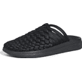 thumbnail image 1 of MALIBU Unisex Black Adult Flat Sandals, M 8, W 10, 1 of 1