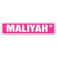 thumbnail image 1 of MALIYAH Street Sign Childrens Name Room Sign | Indoor/Outdoor |  30" Wide, 1 of 5