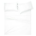 thumbnail image 1 of MALLONI HOME California King Sheet Sets - Cotton Rich Bedding Sets, 4 Piece Deep Pocket Bed Sheets Sets - Ultra Soft, Wrinkle Resistant, Quick Dry, Easy Care California King Sheets - White, 1 of 6