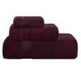 thumbnail image 1 of MALLONI HOME Ultra Soft 3 Pack Cotton Towel Set, Contains a Bath Towel 28x55 inch, a Hand Towel 16x24 inch & a Wash Coth 12x12 inch, Ideal Everyday use, Compact & Lightweight - Burgundy, 1 of 6