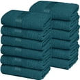 thumbnail image 1 of MALLONI HOME Ultra Soft Cotton Washcloths, Contains 12 Piece Face Cloths 12x12 inch, Ideal for Everyday use Face Towels, Compact & Lightweight Multi Purpose Washcloths - Teal, 1 of 5