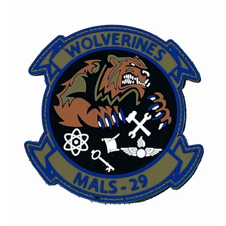MALS-29 Wolverines 2018 Patch – Sew on, 4.25