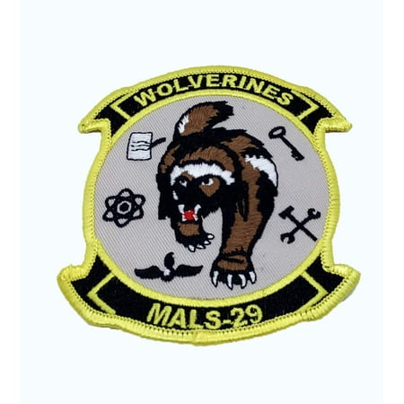 MALS-29 Wolverines Patch – Plastic Backing