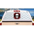thumbnail image 1 of MALTESE CROSS SKULL Rear Window Graphic back truck decal suv car, 1 of 3