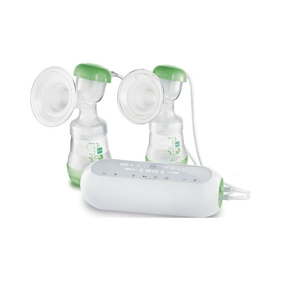 MAM 2-in-1 Double Electric Breast Pump, 1-Count, Green