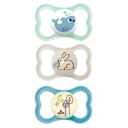 MAM Air Day & Night Pacifiers (3 pack), MAM Sensitive Skin Pacifier 6+ Months, Glow in the Dark Pacifier, Best Pacifier for Breastfed Babies, Baby Boy Pacifiers