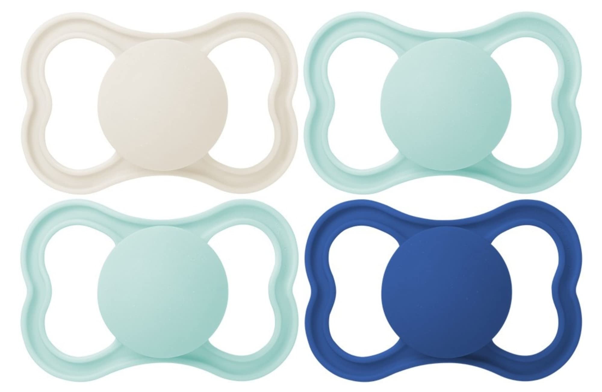 MAM Air Matte Pacifiers, for Sensitive Skin, 6+ Months, Best Pacifier for Breastfed Babies, Baby