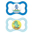 MAM Air Modern Pacifier, 6+ Months, Boy, 2 Pack