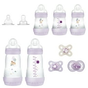 MAM Baby Essentials Bottle & Pacifier Gift Set, 10 Piece