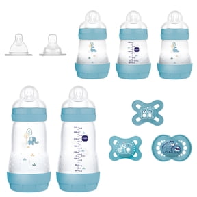 MAM Baby Essentials Bottle & Pacifier Gift Set, 10 Piece