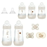 مجموعة هدايا MAM Baby Essentials Bottle & Pacifier، 10 قطع