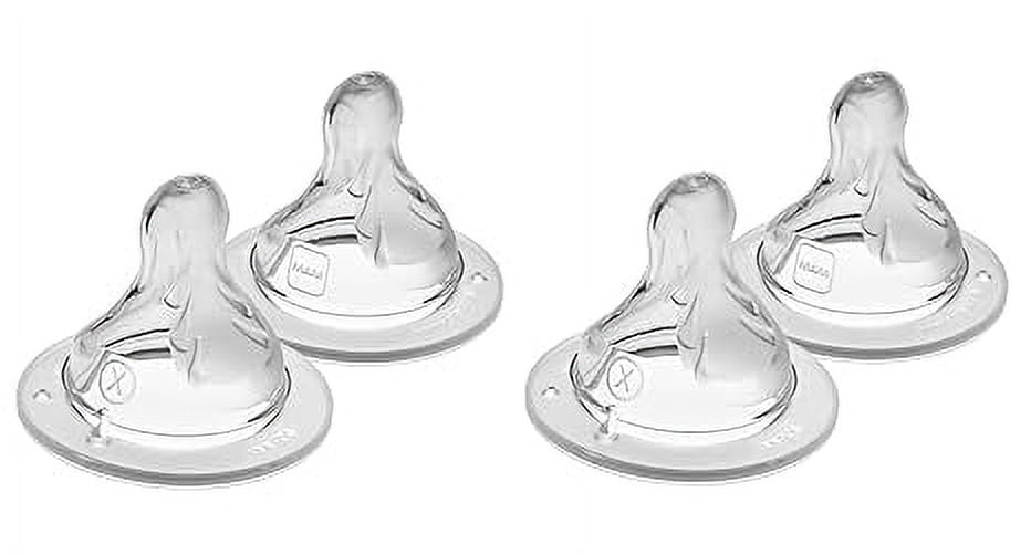MAM Bottle Nipples Extra Fast Flow Nipple Level 4, for 6+ Months