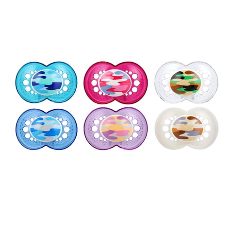 MAM Camo Pacifier, 16+ Months, colors may vary, 2 Pack