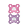 thumbnail image 1 of MAM Comfort Pacifier, 0-4 Months, Girl, 2 pack, 1 of 12