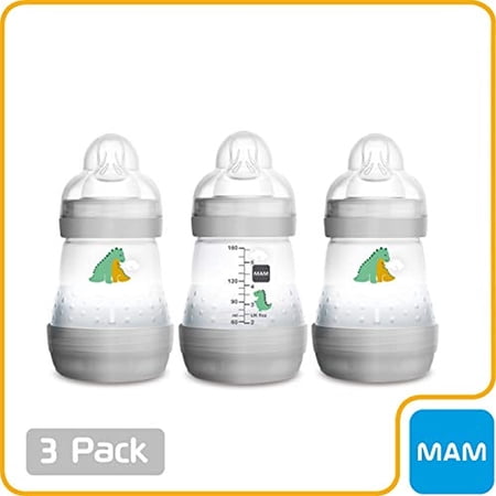 MAM - Easy Start Anti-Colic Bottle - 0+ months - Reduces Colic & Gas - Easy to Clean