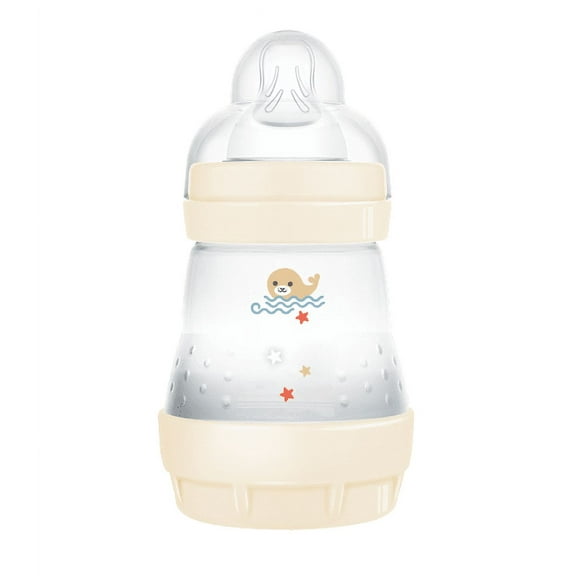 MAM Easy Start Anti-Colic Bottle 5 oz, 1 Pack- Linen