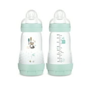 MAM Easy Start Anti-Colic Bottle, 9 oz, Boy, 2 Pack