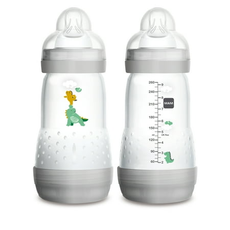 MAM Easy Start Anti-Colic Bottle, 9 oz, Unisex, 2 pack