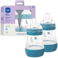 thumbnail interactive-video image 1 of MAM Easy Start Anti-Colic Matte Bottle 5 oz, 2 pack Blue, 1 of 13