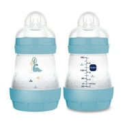 MAM Easy Start Anti-Colic Matte Bottle 5 oz, 2 pack Sage