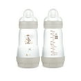 thumbnail interactive-video image 1 of MAM Easy Start Anti-Colic Matte Bottle 9 oz, 2 pack - Dune, 1 of 14