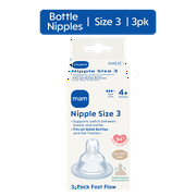 MAM Fast Flow Nipple, 3 Pack