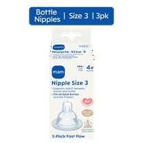 MAM Fast Flow Nipple, 3 Pack