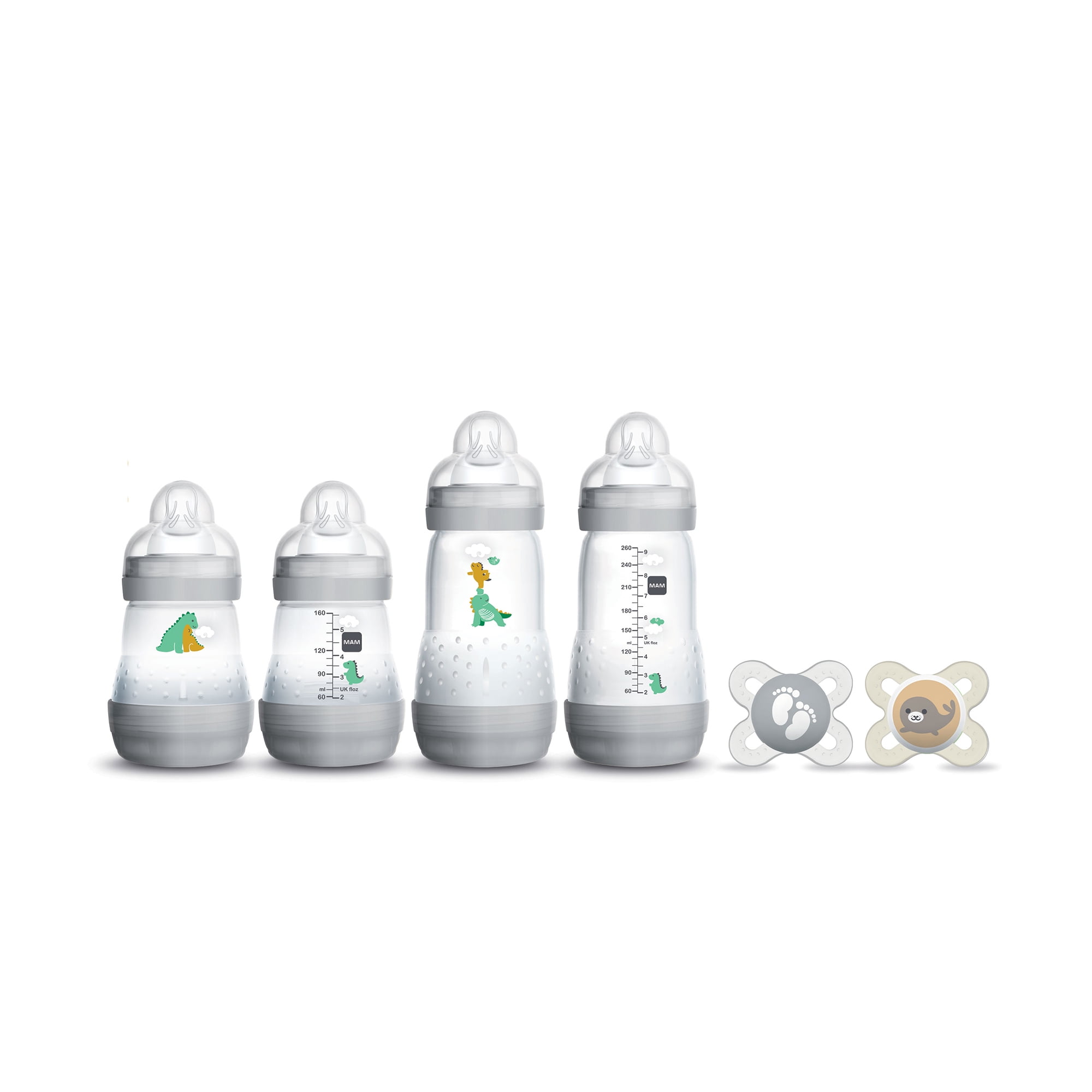 MAM Grow with Baby 15-Piece Gift Set, Newborn 0-4 Months, Anti-Colic  Bottles and Silicone Nipples SkinSoft, Essential Baby Items, Unisex 15  Piece Gift Set Unisex 