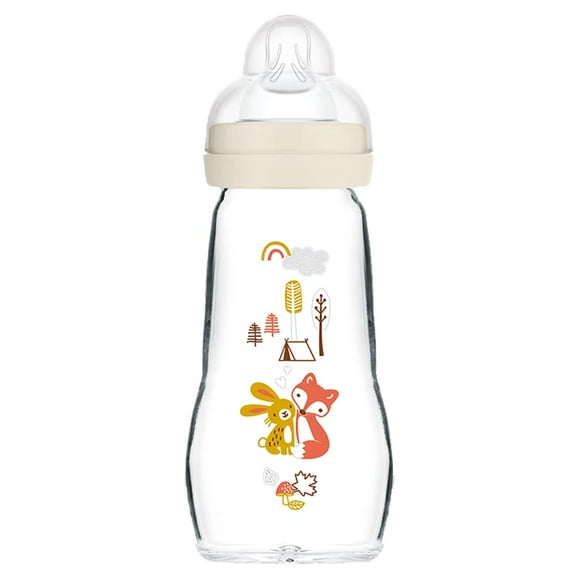 MAM Feel Good Glass Bottle (260 ml, Unisex)