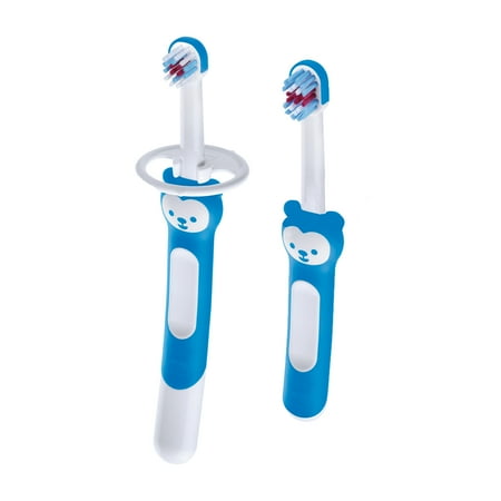 MAM Learn to Brush Set, 5+ Months, Boy, 2 Pack