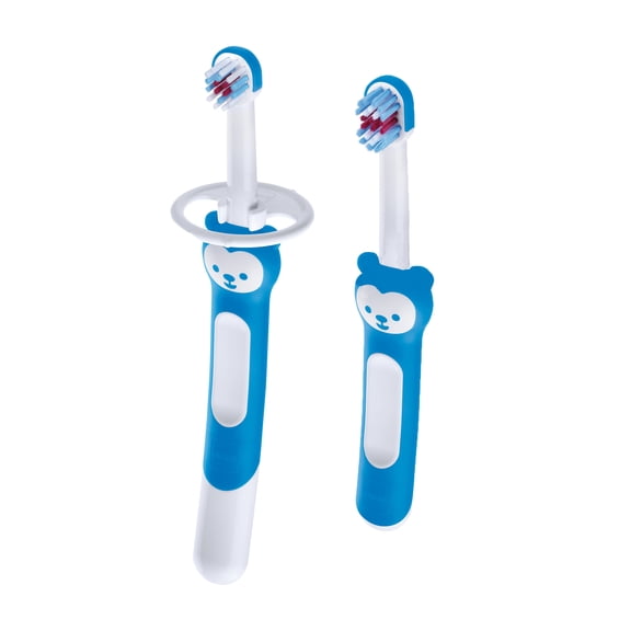 MAM Learn to Brush Set, 5+ Months, Boy, 2 Pack