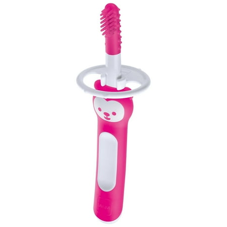 MAM Massaging Brush Toothbrush, 3+ Months, Girl, 1 pack