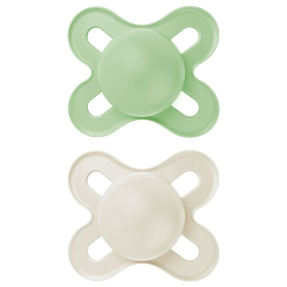 MAM Original Matte Pacifier, 0-2 Months, Unisex, 2 Pack