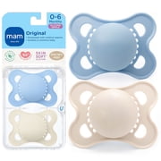 MAM Original Matte Pacifier, 0-6 Months, 2 Pack