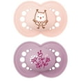 thumbnail image 1 of MAM Original Matte Pacifier, 16+ Months, Girl, 2 Pack, 1 of 6