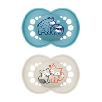 MAM Original Matte Pacifier, 16  Months, Unisex, 2 Pack