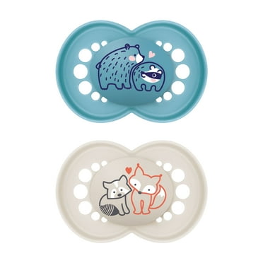 MAM Original Matte Pacifier, 16+ Months, Unisex, 2 Pack
