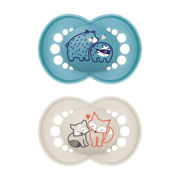 MAM Original Matte Pacifier, 16+ Months, Unisex, 2 Pack