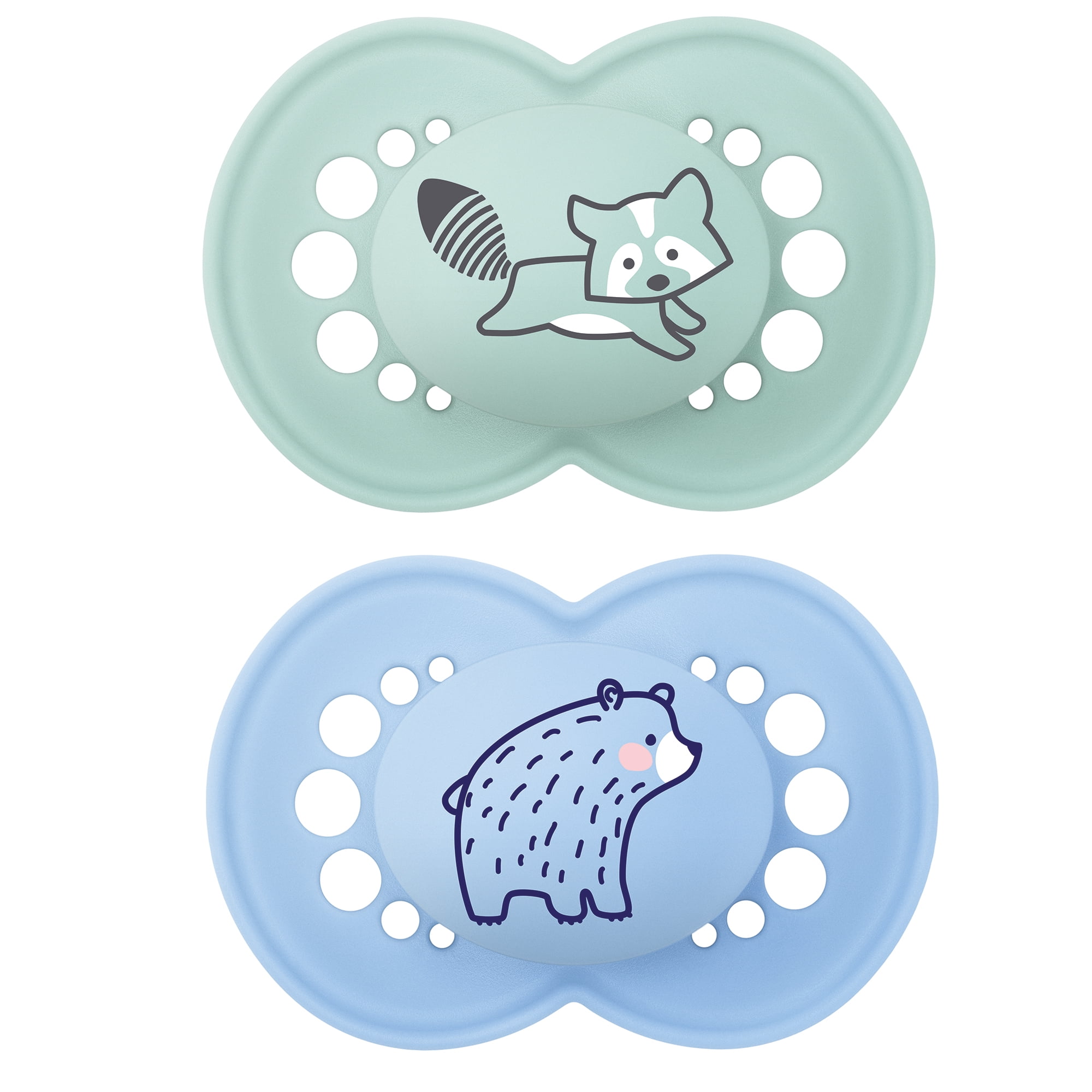 MAM Original Matte Pacifier, 6-16 Months, Unisex, 2 Pack