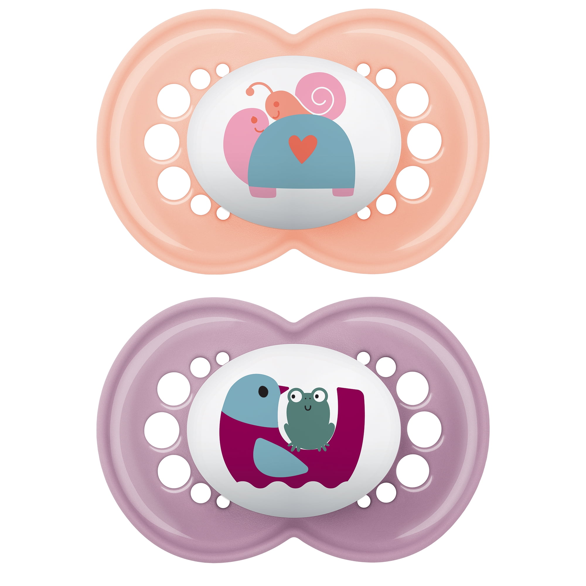 MAM Perfect Pacifier 6-16m - 2pk - Girl