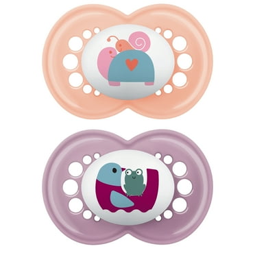 MAM Original Pacifier, 16+ Months, Girl, 2 pack