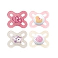 thumbnail image 1 of MAM Original Start Newborn Baby Pacifier, Best Pacifier for Breastfed Babies, 0-3 Months, Baby Girl, 4 Count, 1 of 5