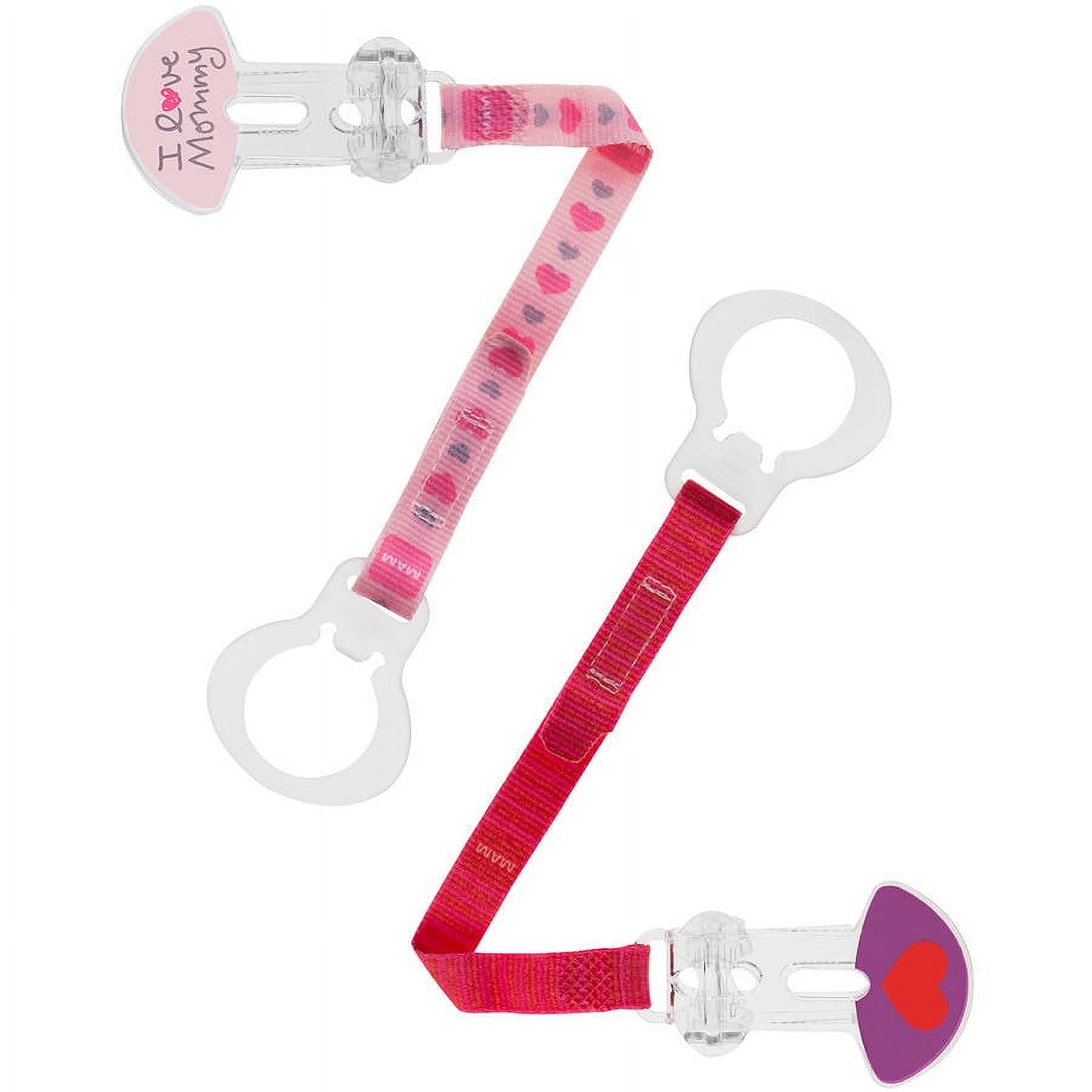 MAM Pacifier Clips, 2 Pack